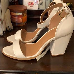 Charlotte Russe white heels